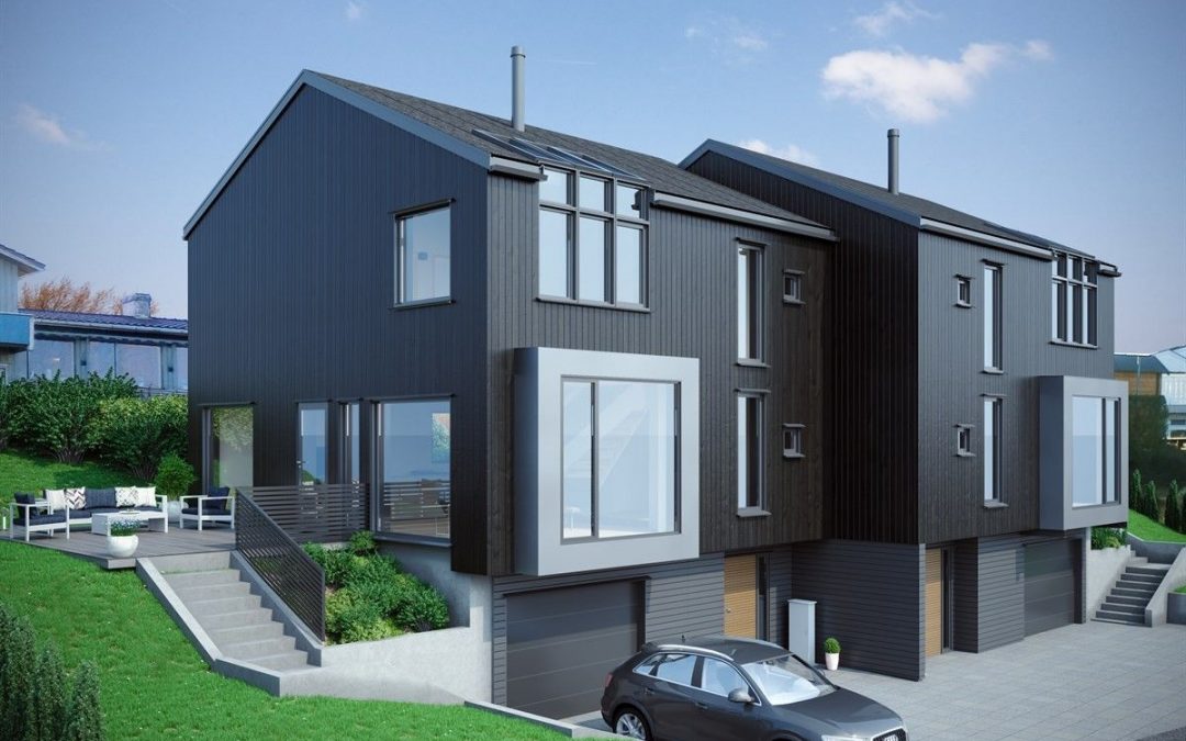 Vertikaldelt bolig, Austråttbakken, Sandnes kommune