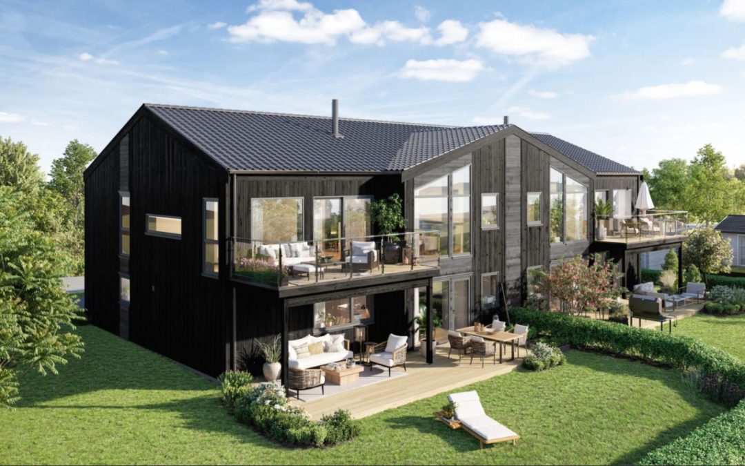 Vertikaldelt bolig, Sætreskogveien, Oppegård